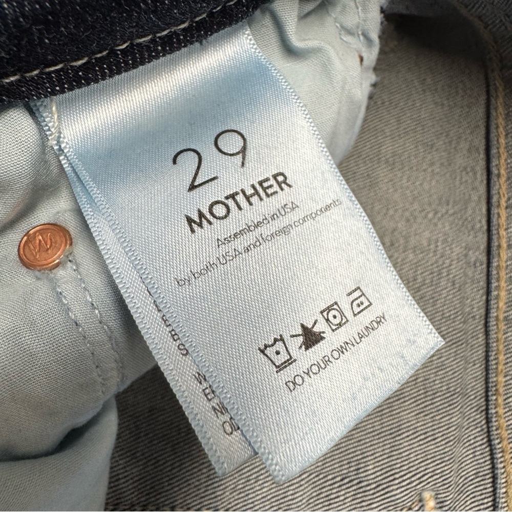 MOTHER | The Looker Crop - On The Edge Wash - Picture 8 of 16
